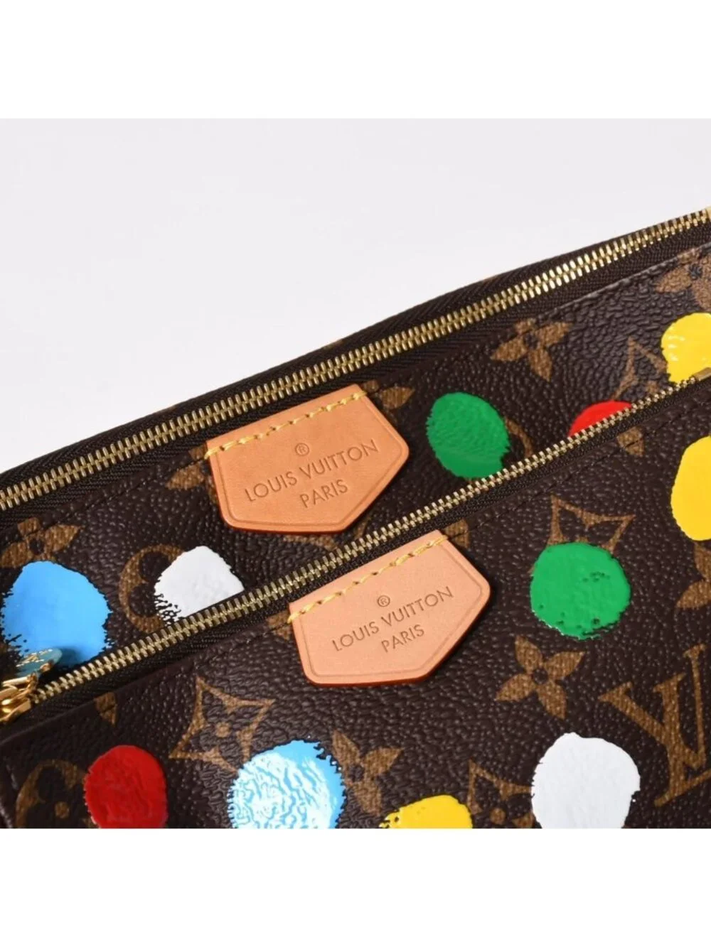 Louis Vuitton Yayoi Kusama Multi Pochette Accessoires Monogram Canvas Multicolor